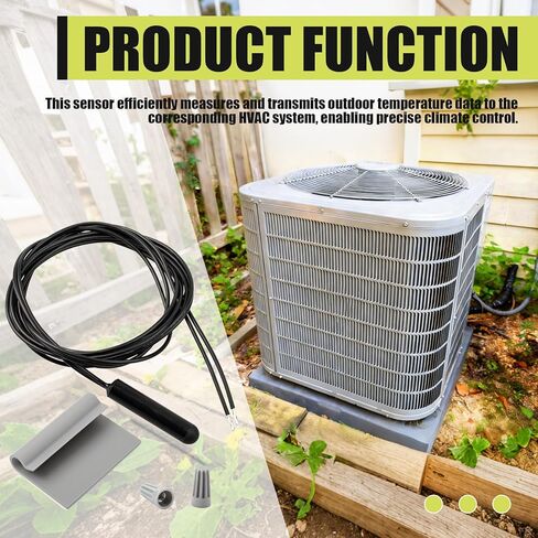 مستشعر درجة حرارة الهواء الخارجي TSTATXXSEN01B متوافق مع نظام HVAC للناقل، مناسب للتطبيقات السكنية والتجارية والصناعية الخفيفة in Kuwait