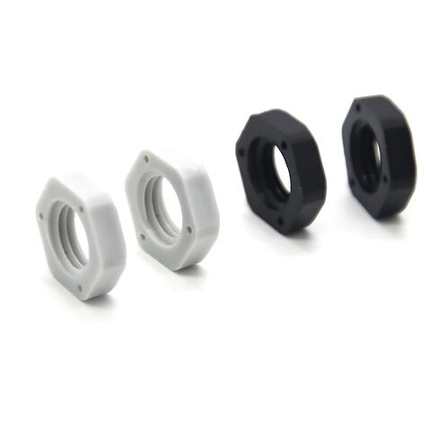 10 Pcs Plastic Nut Nylon Fixing Outer Hexagon Nut 3/8" 1/2" 3/4" 1" Inch Female Thread Lock Nut(G1 I 2 (10pcs),Black) in Saudi Arabia