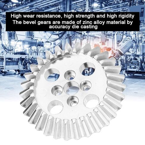 2 Pack Bevel Gears, Zinc Alloy and Aluminum Construction, High Strength, Precise Motion, for FRC Robots and Industrial Systems in Saudi Arabia