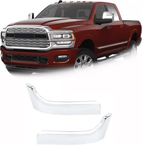 Chrome Front Upper Grille Molding Trim Compatible with 2019-2024 Ram 2500 3500 4500 5500 6NB051Z0AD, 6NB051Z0AE in Saudi Arabia