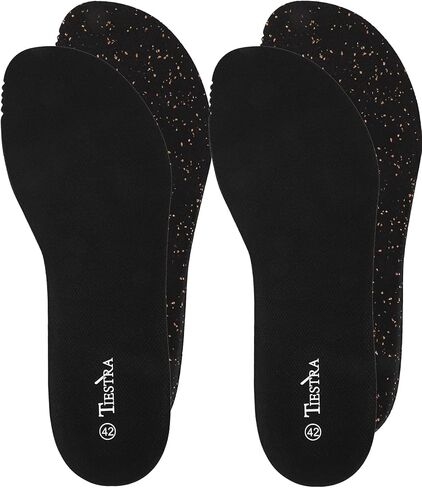 نعال TIESTRA من الفلين لأحذية Crocs & Clogs - حشوات أحذية رفيعة ذات مقاس واسع لبيركنستوك | البغال | أحذية رياضية | شقق | صنادل الحديقة وأحذية التمريض نعال داخلية مريحة بديلة للسيدات باللون الأسود EU39/US8 in Kuwait