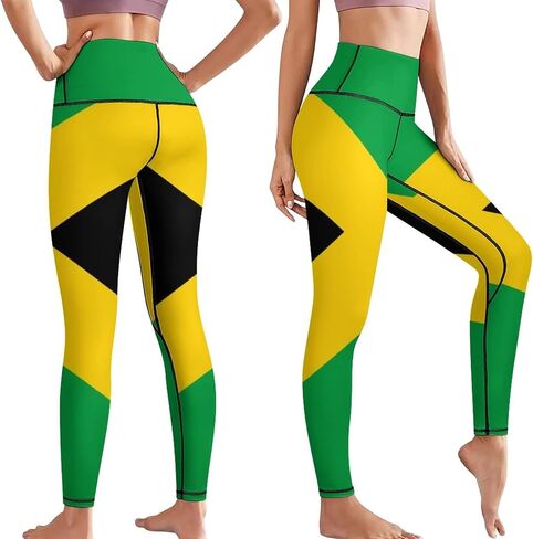 Leggings with 2 Pockets for Women High Waist Tummy Control Workout Running Yoga Pants in Saudi Arabia