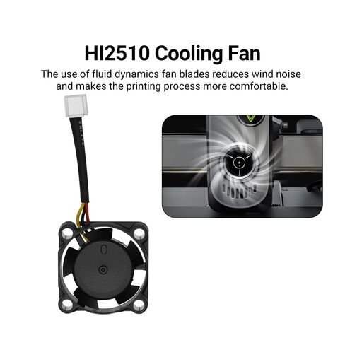 ELVES Hi Heat Break Axial Fan أجزاء الطابعة ثلاثية الأبعاد 2510 Axial Fan_24V_13000_L30 ملحقات الطابعة ثلاثية الأبعاد in Kuwait