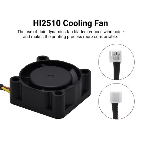 ELVES Hi Heat Break Axial Fan أجزاء الطابعة ثلاثية الأبعاد 2510 Axial Fan_24V_13000_L30 ملحقات الطابعة ثلاثية الأبعاد in Kuwait