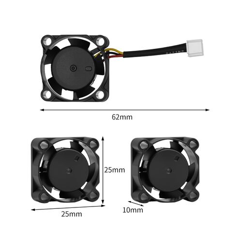 ELVES Hi Heat Break Axial Fan أجزاء الطابعة ثلاثية الأبعاد 2510 Axial Fan_24V_13000_L30 ملحقات الطابعة ثلاثية الأبعاد in Kuwait