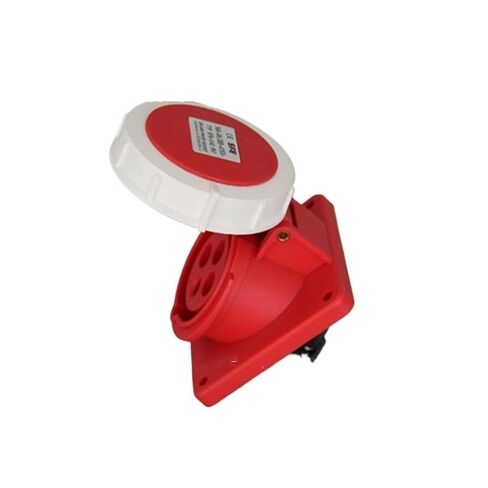 مقبس صناعي مقاوم للماء مائل من قطعة واحدة IP67/32A/3P+E SFN-4242 in Saudi Arabia