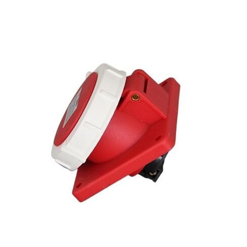 مقبس صناعي مقاوم للماء مائل من قطعة واحدة IP67/32A/3P+E SFN-4242 in Saudi Arabia