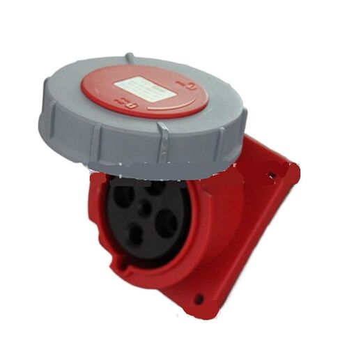 Industrial Waterproof Concealed Inclined Socket 125A/3P+E/380V SFN-4442 in Saudi Arabia