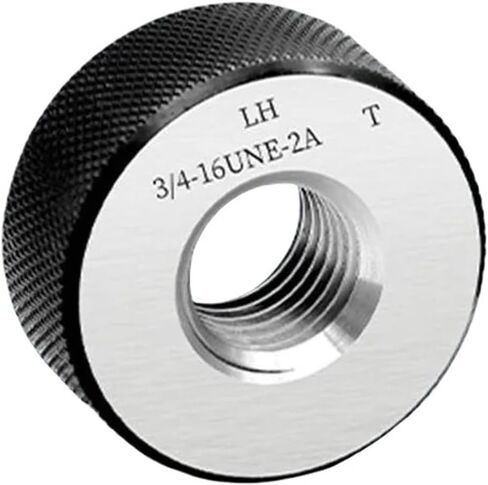 1SET(1*GO+1*NOGO) 2A Left Hand American Standard Fine Thread Ring Gauge UNC UNF UNS Measure Tool(4-40UNC-2A LH T Z) in Saudi Arabia