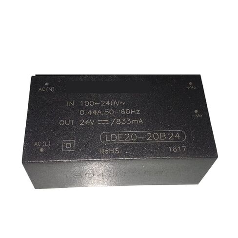 LDE20-20B24 وحدة الطاقة AC-DC 220 فولت إلى 24 فولت 20 وات in Kuwait
