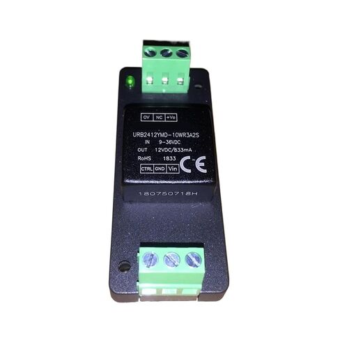 U2412YMD-10WR3A2S وحدة الطاقة 9-36 فولت إلى 12 فولت مع قاعدة الأسلاك in Kuwait