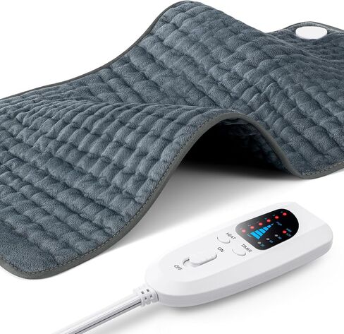 17"x33" Heating Pad for Back Pain, Heat Pads for Women, XXXL Heated Pad for Neck/Shoulders/Legs/Knees/Feet/Cramps, Birthday Mothers Day Gifts for Mom Wife Grandma Her Sister, 6 Heat Settings, Auto-Off in Saudi Arabia