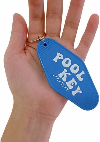 Lemua 4pcs Pool Key Chains Black Plastic Motel Keychains for Pool Keys Bulk in Saudi Arabia