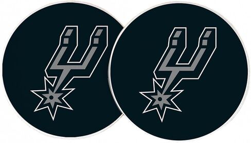 Desert Cactus San Antonio Spurs Car Accessories NBA Basketball League Absorbent Sandstone Cup Coasters Licensed Product Set of 2 (Car Coaster B) in Saudi Arabia