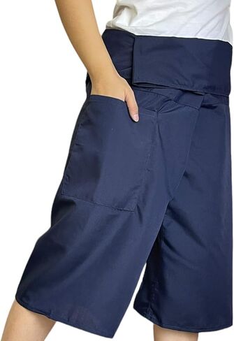 Thai Massage Pants Loose Comfort Movement Pants Ideal for Yoga Dance Cardio Thailand Fisherman Trousers One Size Fits Most in Saudi Arabia
