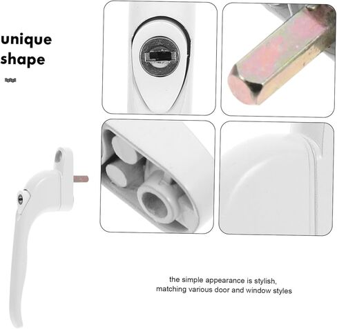 Veemoon Lockable Window Handle Heavy Duty Barn Door Lever Stylish Design for Door and Window Easy Installation in Saudi Arabia
