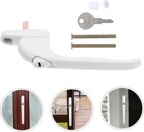 Veemoon Lockable Window Handle Heavy Duty Barn Door Lever Stylish Design for Door and Window Easy Installation in Saudi Arabia