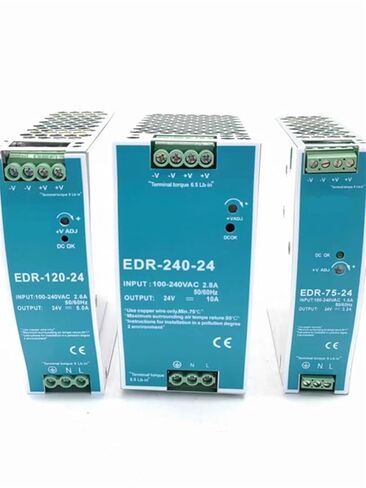 EDR 120w 10A 12v Industry Switching Power Supply Edr-120w Din Rail for CCTV Led Light Smps Power Supplies in Saudi Arabia