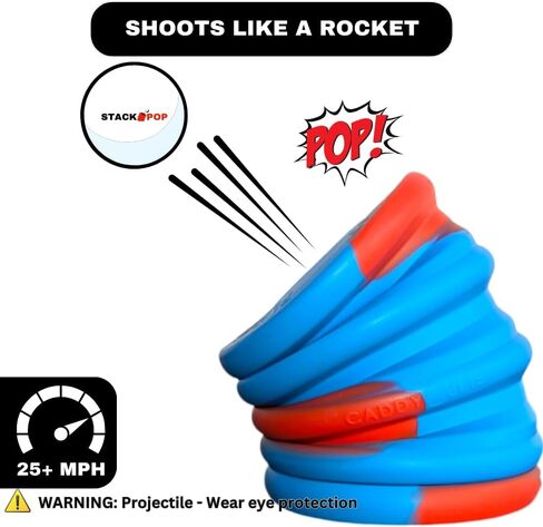 Stackpop, Blitz, Table Game, Outdoor Toss, Stack, Pop, and Catch, Outdoor Fun, Tailgating, Beach, Backyard, Football Blitz & Parties – Skilled, Active Game for Teens & Adults in Saudi Arabia