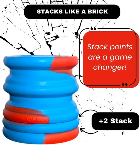 Stackpop, Blitz, Table Game, Outdoor Toss, Stack, Pop, and Catch, Outdoor Fun, Tailgating, Beach, Backyard, Football Blitz & Parties – Skilled, Active Game for Teens & Adults in Saudi Arabia