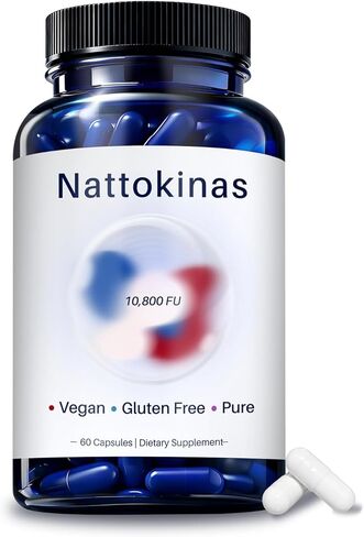 Ultimate Nattokinase 10800 FU Capsules, Nattokinase Supplement for Heart Health & Daily Wellness Support, Vegan, Gluten Free, 60 Capsules in Saudi Arabia