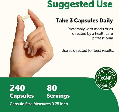 Micro Ingredients Bovine Colostrum 1,000 mg Per Serving, 240 Capsules | 40% IgG with Collagen & Probiotics | Colostrum Supplement with 10 Probiotic Strains | Non-GMO, Gluten Free in Saudi Arabia