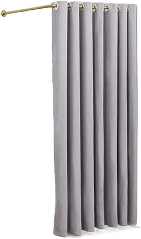 L-Shaped Fitting Room with Shading Curtain, Mobile Privacy Divider for Clothing Stores & Temporary Use Dressing Room(Grey,100cm(39in)) in Saudi Arabia