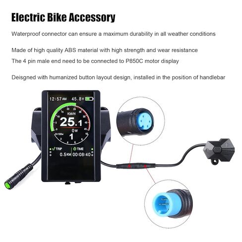 Motor Button Conversion 4 PIN Switch Button Controller for Bafang P850C Mid Mount Motor Display Panel in Saudi Arabia