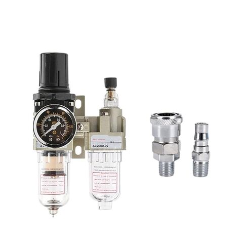 Compressor air Filter Pressure Regulator steam Trap Pneumatic Oil-Water Separator Pump Manual Drainage Supply AC2010-02(AC2010-02+SM+PM20) in Saudi Arabia