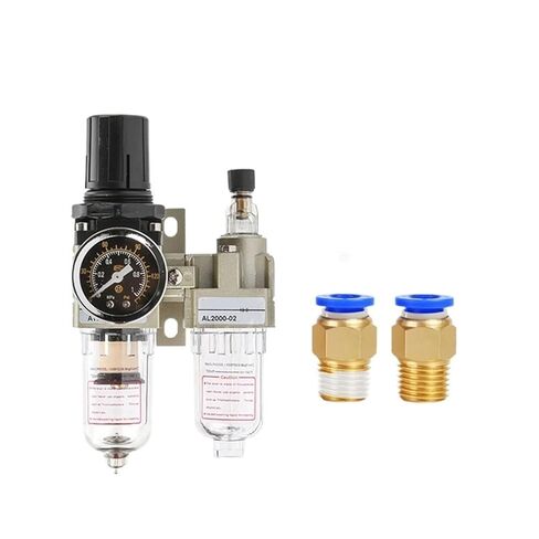 Compressor air Filter Pressure Regulator steam Trap Pneumatic Oil-Water Separator Pump Manual Drainage Supply AC2010-02(AC2010-02+SM+PM20) in Saudi Arabia