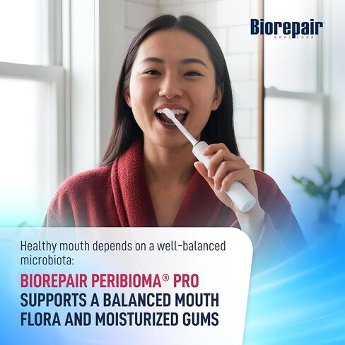 BIOREPAIR Peribioma Pro - Hydroxyapatite Toothpaste for Daily Use, Fluoride Free Toothpaste for Healthy Mouth & Gums, Helps Prevents Plaque Formation, Oral Care Adults & Kids, 3.39 Oz Made in Italy in Saudi Arabia