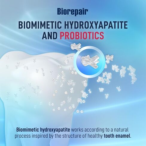 BIOREPAIR Peribioma Pro - Hydroxyapatite Toothpaste for Daily Use, Fluoride Free Toothpaste for Healthy Mouth & Gums, Helps Prevents Plaque Formation, Oral Care Adults & Kids, 3.39 Oz Made in Italy in Saudi Arabia
