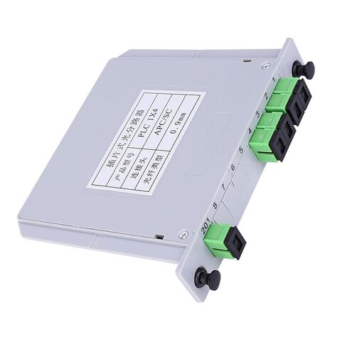 AUNMAS Singlemode PLC Fiber Splitter, AllFiber Structure, Low Insertion Loss, 1X4 Optical Splitter for Home and Corporate Applications in Saudi Arabia