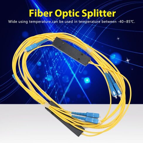 2 قطعة SC/UPC الألياف مقسم بصري 1x2/1 في 2 خارج وضع واحد الطول الموجي 1310-1550nm لتوزيع إشارة الشبكة in Saudi Arabia