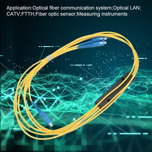 2 قطعة SC/UPC الألياف مقسم بصري 1x2/1 في 2 خارج وضع واحد الطول الموجي 1310-1550nm لتوزيع إشارة الشبكة in Saudi Arabia