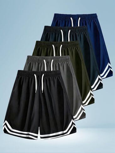 Men's Loose Fit Shorts with Ventilated Design, Soft & Breathable Fabric for Casual Wear in Saudi Arabia
