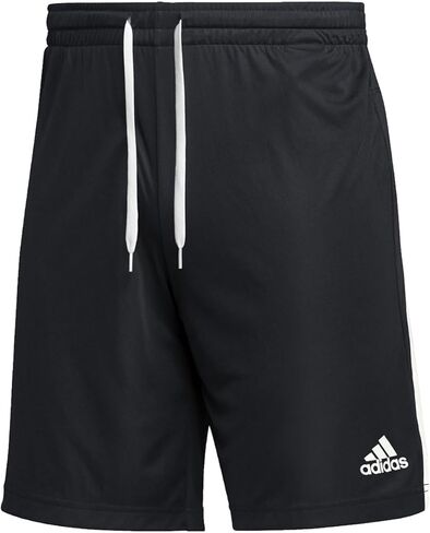 adidas Team Issue Mens Knit Shorts L Black-White in Saudi Arabia