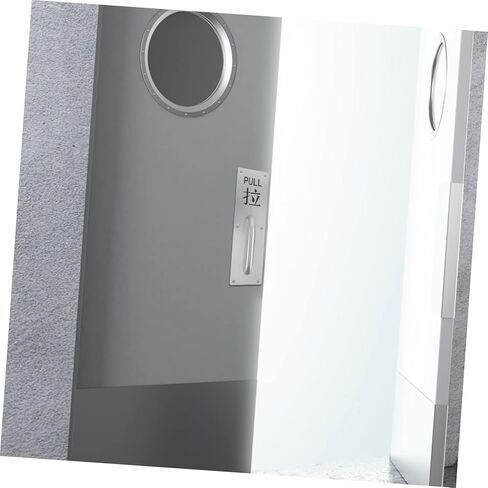 Holibanna Stainless Steel Push Pull Door Handle Commercial Door Pull Handle Easy Install Durable in Saudi Arabia