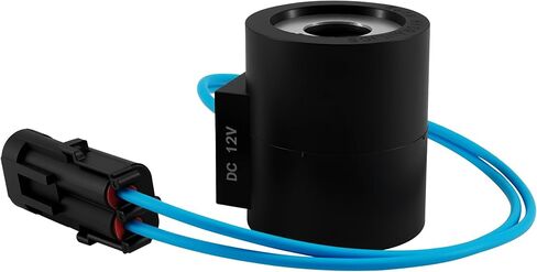 6359412 Solenoid Valve Coil 12V Compatible with Hydraforce Stems 10/12/16/38/58 Series 5/8 Inch Hole, Replacement 6359412 in Saudi Arabia