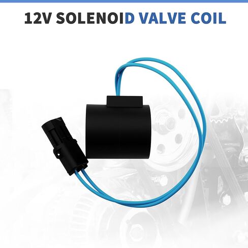 6359412 Solenoid Valve Coil 12V Compatible with Hydraforce Stems 10/12/16/38/58 Series 5/8 Inch Hole, Replacement 6359412 in Saudi Arabia