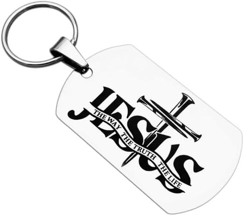 I Love Jesus Keychain Christian Faith Accessory Easter Gift for Believers Inspirational Key Chain in Saudi Arabia