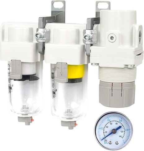 Air Combination Air Filter + Mist Separator + Regulator AC20C -02G-A AC30-03G-A AC20-01G-A Auto drain AC20C-02DG-A AC40-04DG-A(AC40C-03G-A) in Saudi Arabia