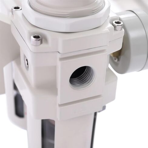 1/2" NPT Air Dryer System - Filter & Air Pressure Regulator, Water Trap Separator - Semi-Auto Drain, Poly Bowl in Saudi Arabia