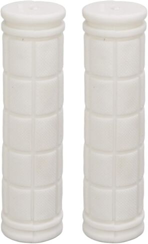 Bike Handlebar Grip Lock-On Rubber Non-Slip Grips Ergonomic Design for Mountain Road Bicycle Comfortable Riding 23mm Handlebar Diameter (White) in Saudi Arabia