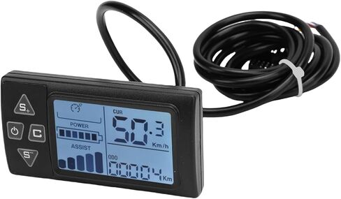 شاشة LCD في الدراجة الكهربائية S861 مع وظيفة إضاءة خلفية للأزرار المريحة على الدراجة الكهربائية in Kuwait