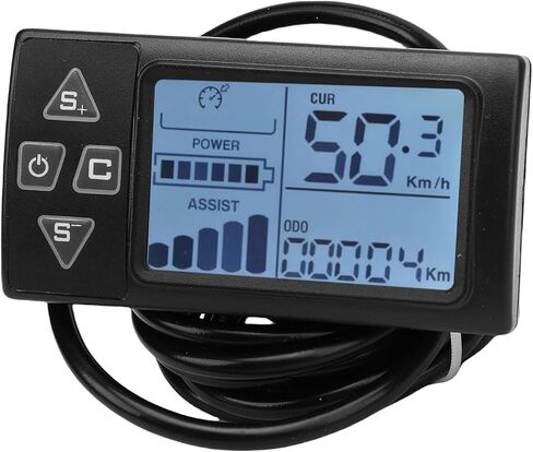 شاشة LCD في الدراجة الكهربائية S861 مع وظيفة إضاءة خلفية للأزرار المريحة على الدراجة الكهربائية in Kuwait