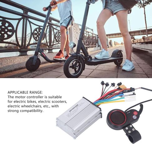 Omabeta Brushless Motor Controller, DC48V 350W 25A Aluminum Alloy housing with Heat Dissipation Slots, Brushless Motor Controller, for Electric Bikes, Scooters, wheelchairs in Saudi Arabia