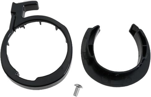 heyous Black Electric Scooter Handlebar Locking Ring Clamp Ring Base with Screws Plastic Fixing Accessories Skateboard Part in Saudi Arabia