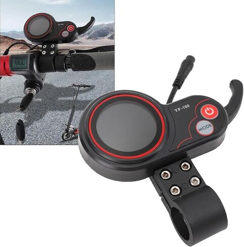 48V Electric Scooter LCD Display Thumb Throttle, 3 Levels Backlight Brightness, ABS Material, Compatible with M4 and SEALUP in Saudi Arabia