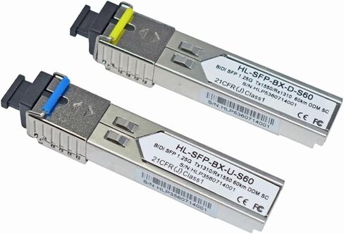 1 قطعة 1.25G قاعدة WDM ألياف مفردة 1550nm/1310nm 60 كجم مع موصل LC/SC (زوجين) in Kuwait